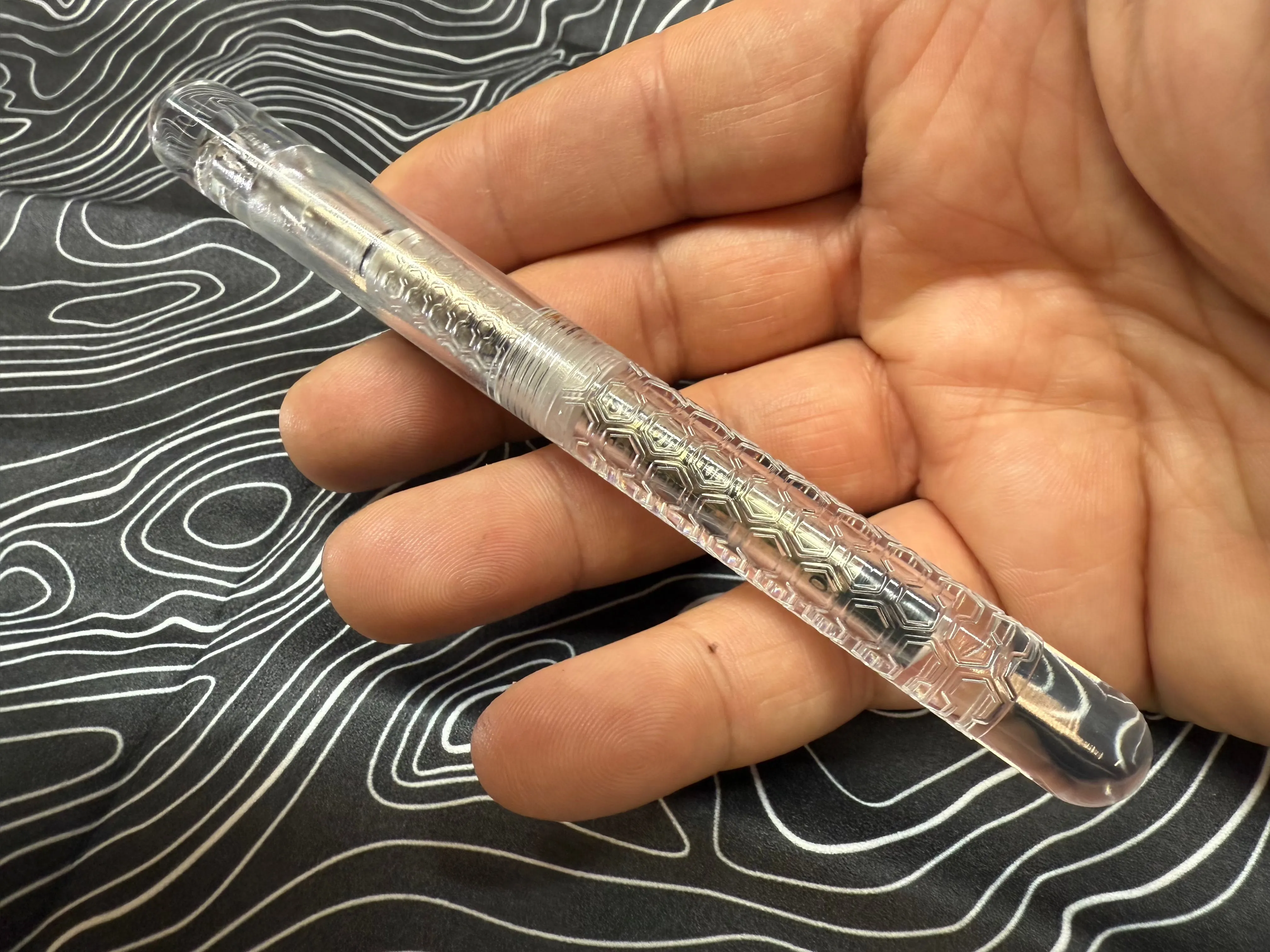 Polycarbonate Embassy Pen ( Vapor Polish Clear Finish )