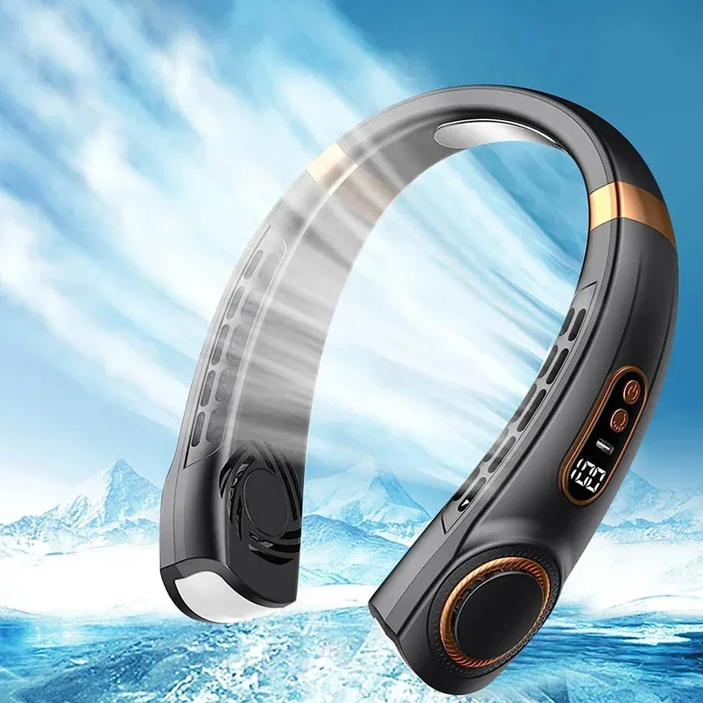 Portable Hanging Neck Fan 2025! 🧣🌬️🌀🔋