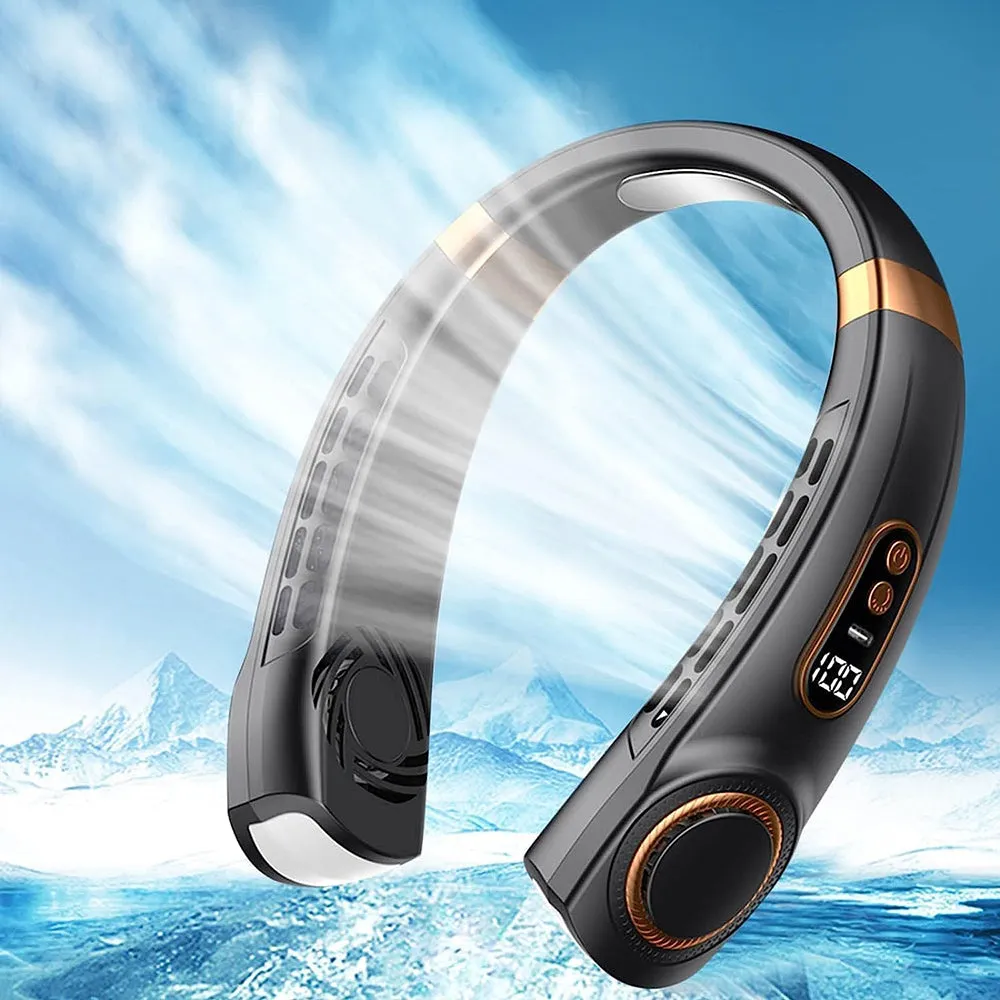 Portable Hanging Neck Fan 2025! 🧣🌬️🌀🔋