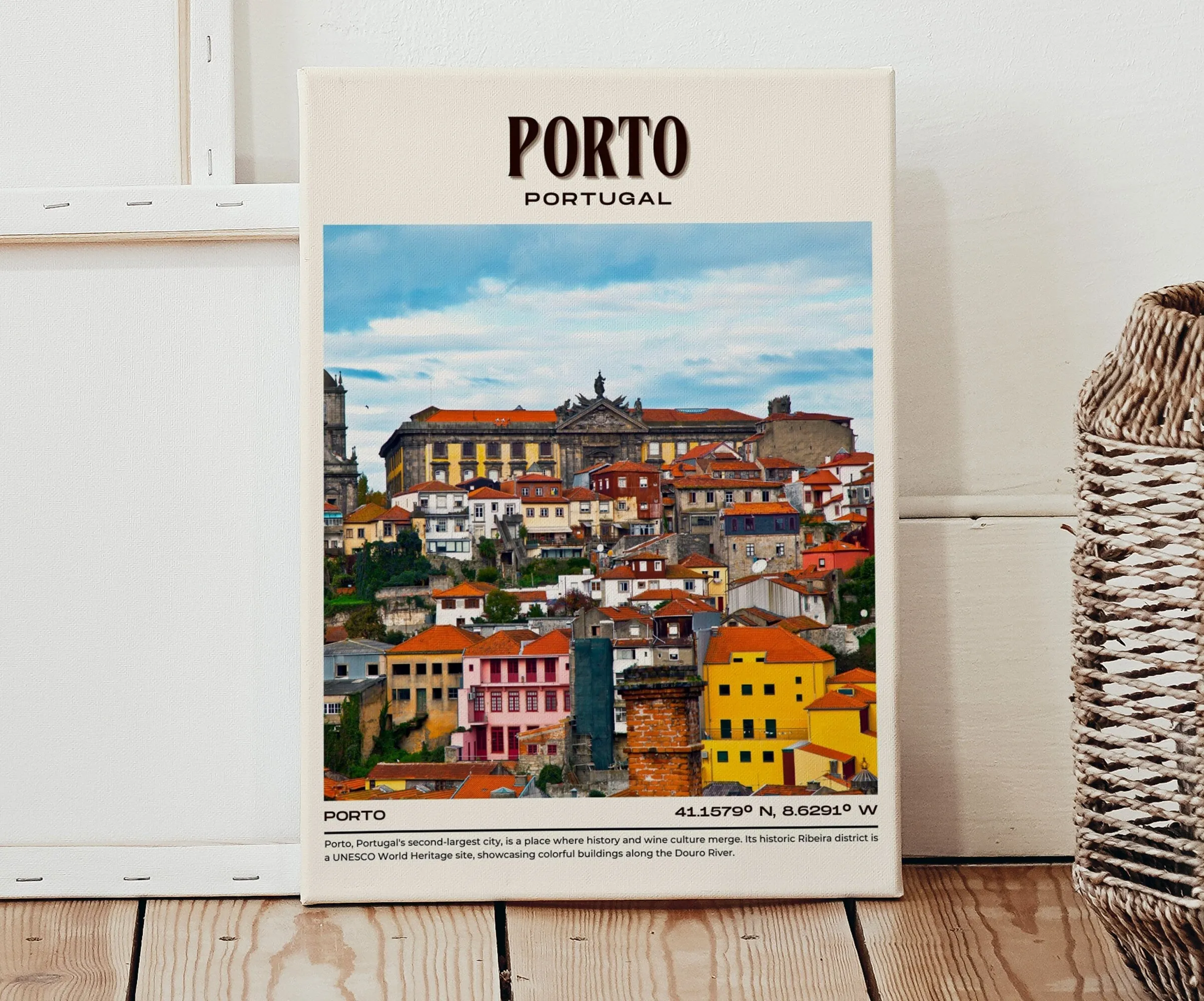 Porto Vintage Wall Art, Portugal