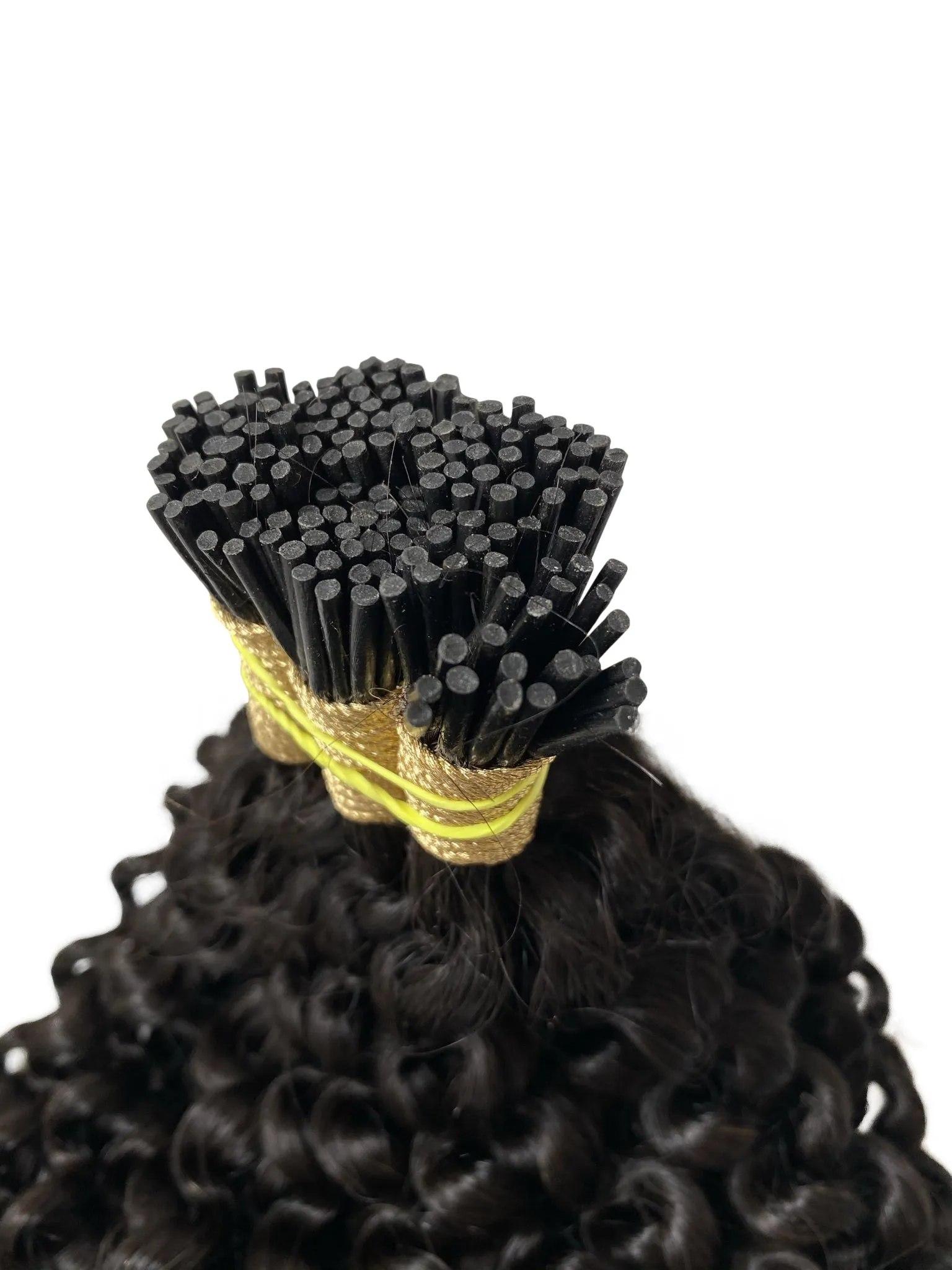 Prarvi Kinky Curly I-Tip Hair Extensions