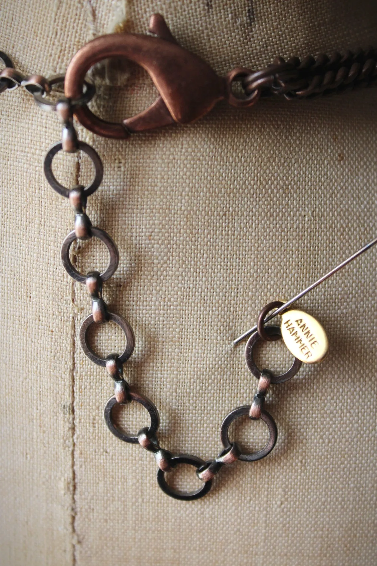 Pre-Loved Annie Hammer Pendant Necklace.