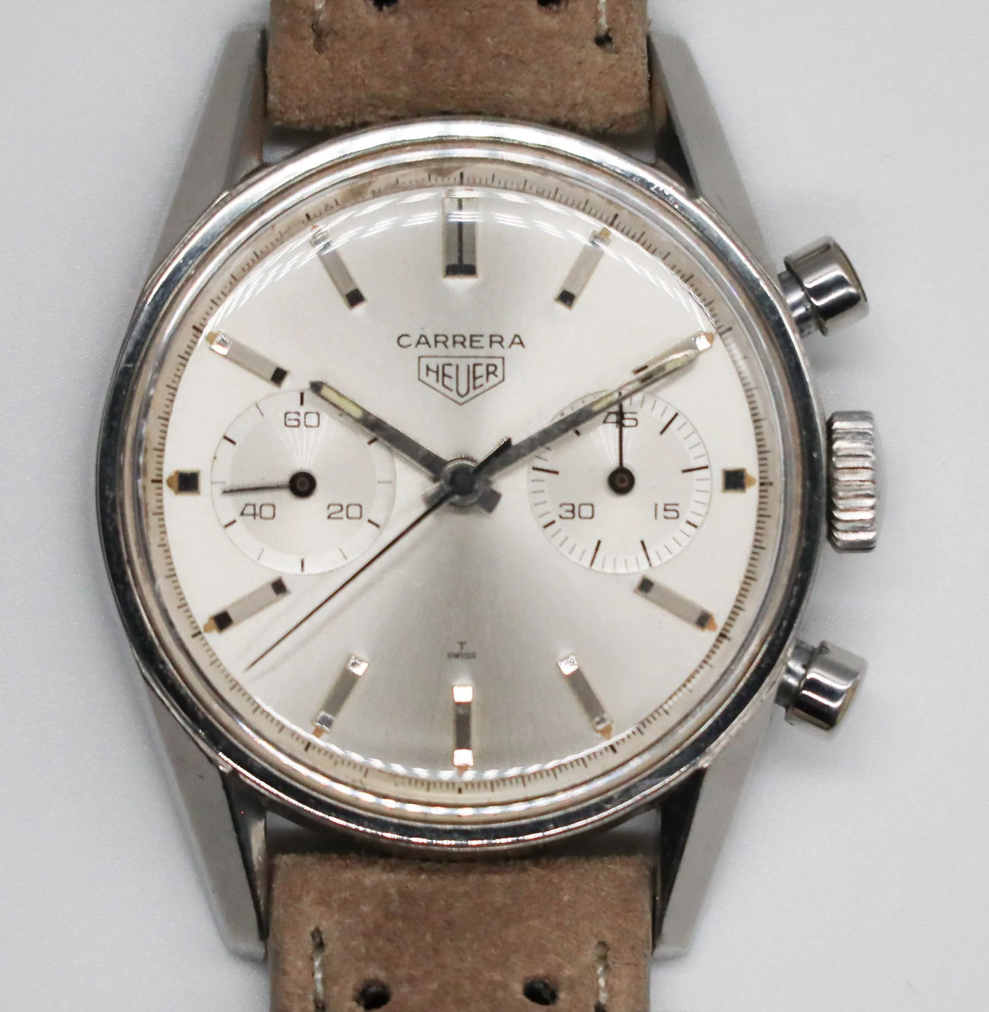 Pre-Owned: 1966 Heuer Carrera 45 Chronograph 3647S