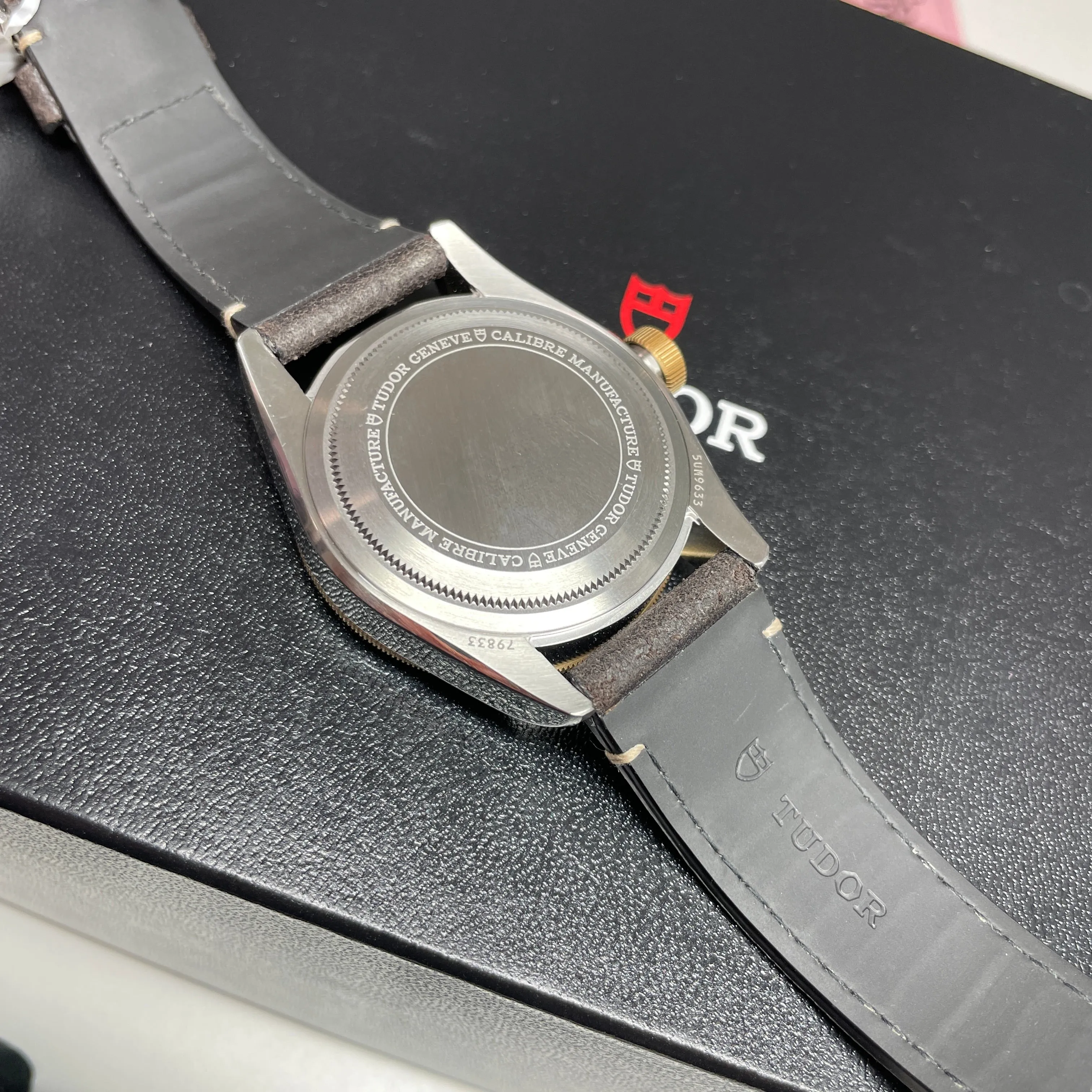 Pre-owned Tudor Black Bay GMT S&G 41mm Watch M79833mn-0003