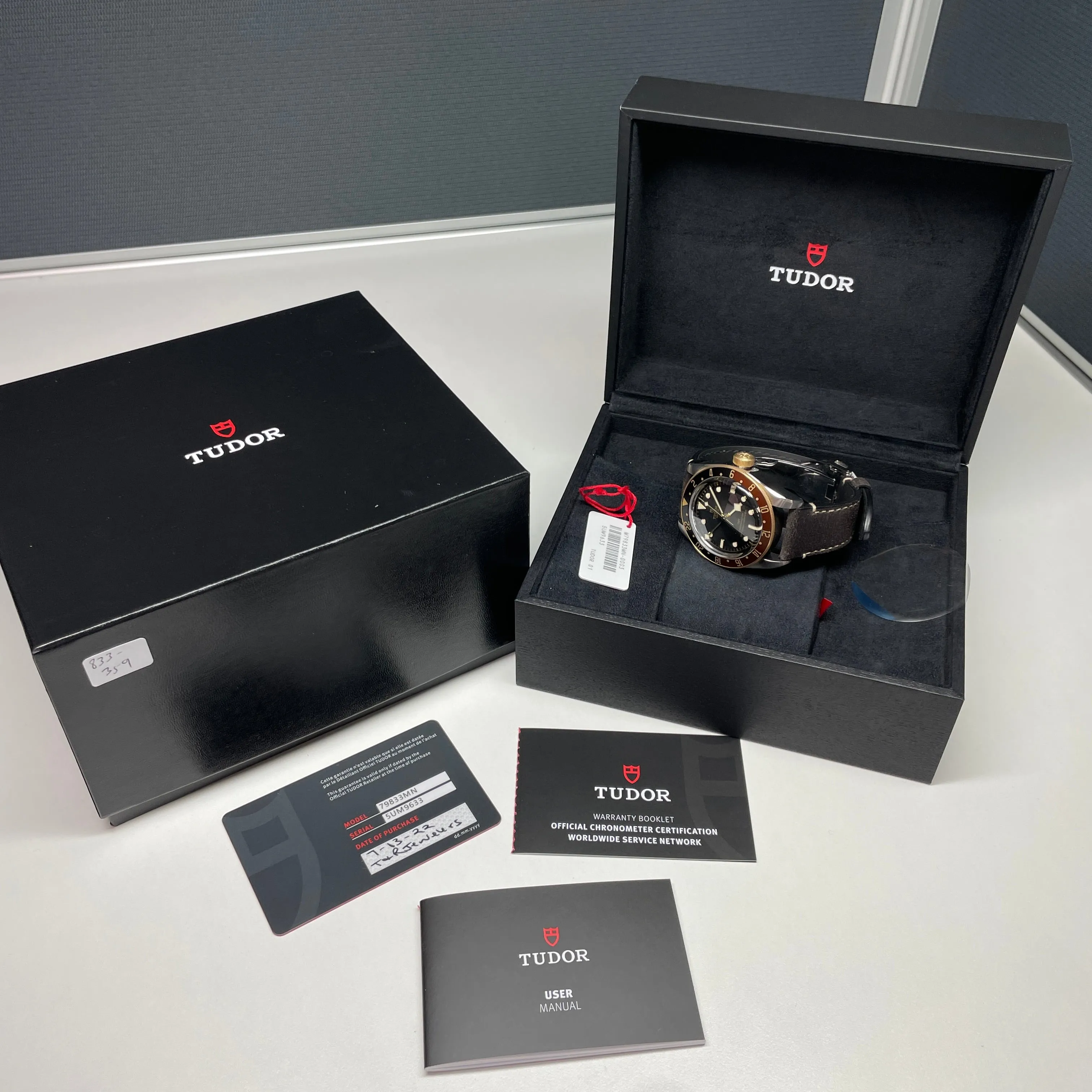 Pre-owned Tudor Black Bay GMT S&G 41mm Watch M79833mn-0003