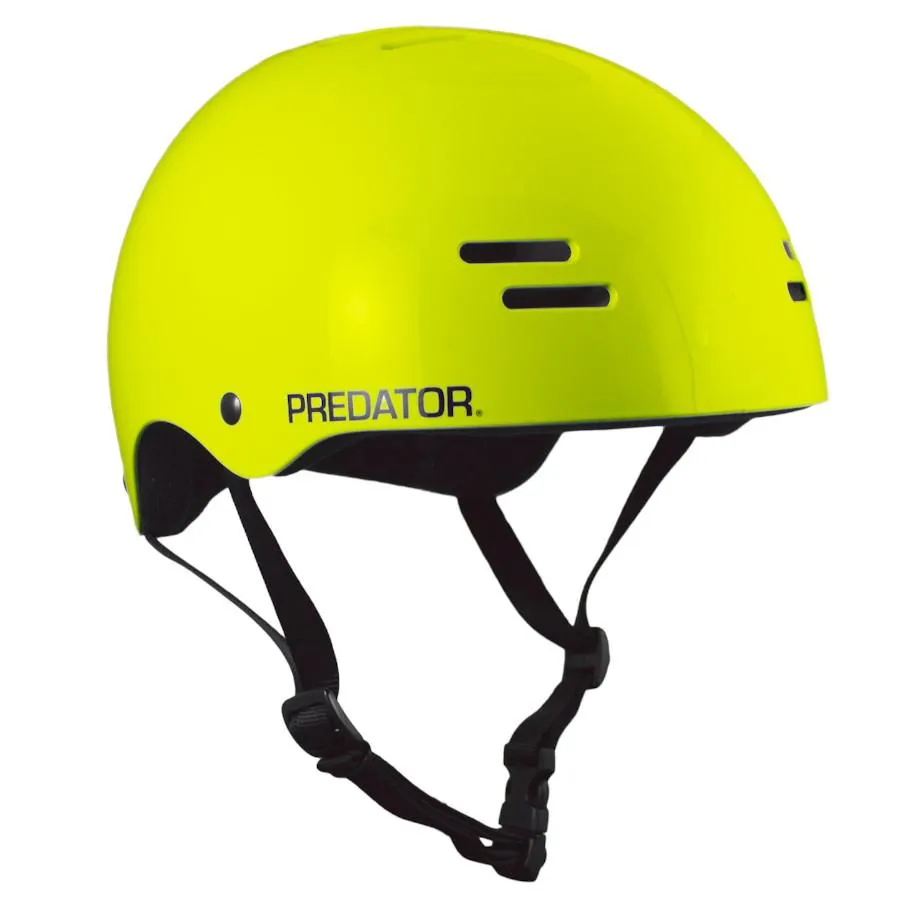 Predator SK8 Soft Foam Skate Helmet - Gloss Yellow
