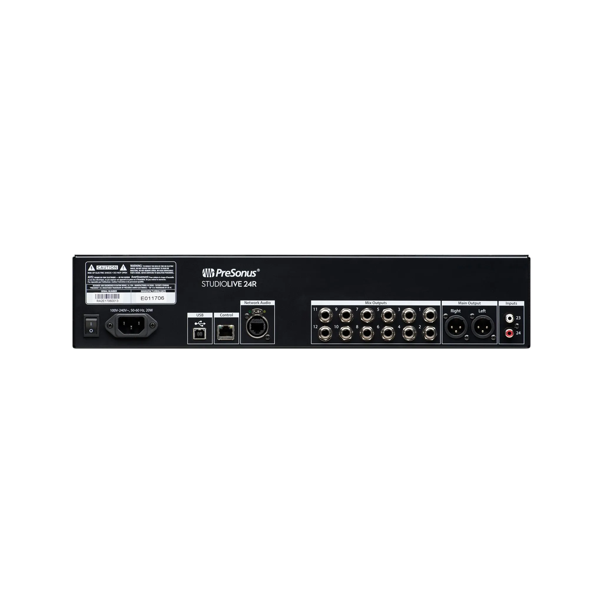 PreSonus StudioLive 24R Digital Rack Mixer