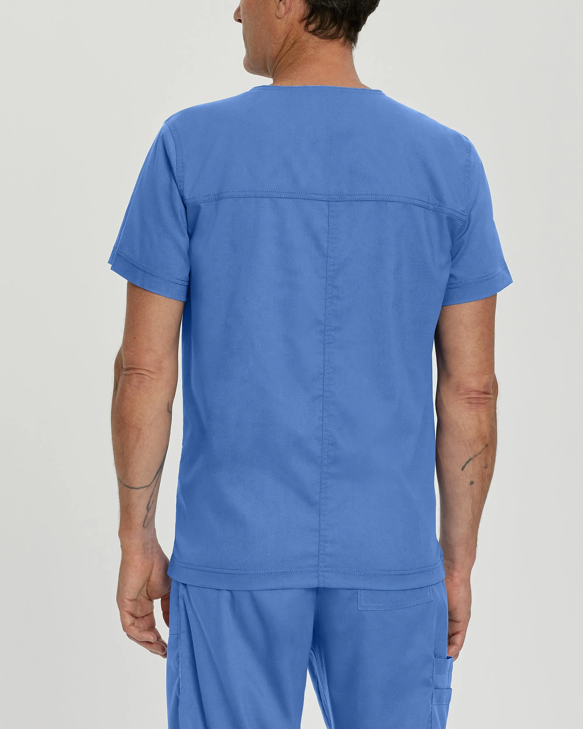 ProFlex 4253 Men's 4 Pocket V Neck Scrub Top Ceil