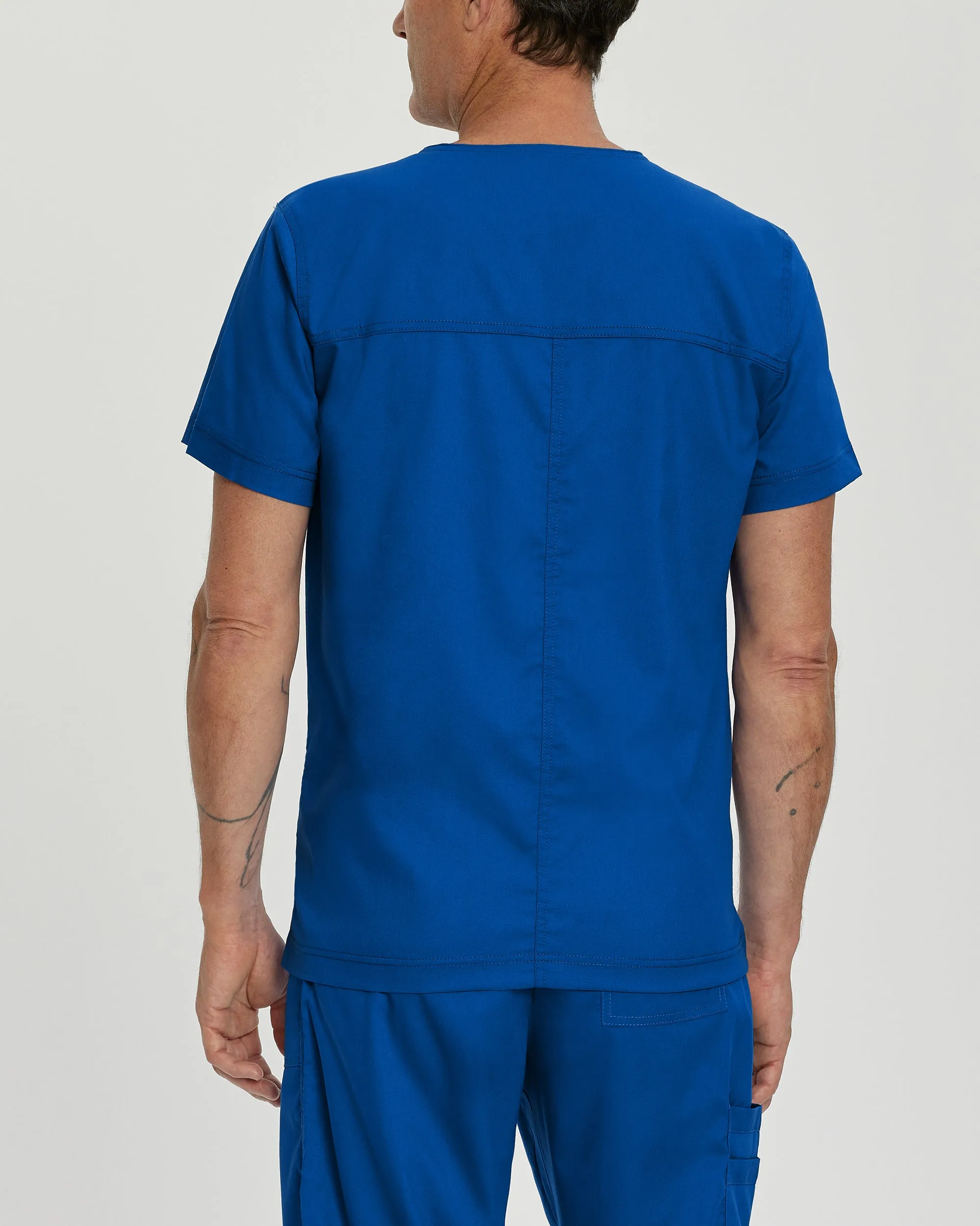 ProFlex 4253 Men's 4 Pocket V Neck Scrub Top Galaxy