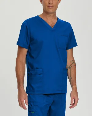 ProFlex 4253 Men's 4 Pocket V Neck Scrub Top Galaxy