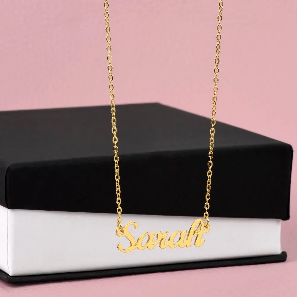 Prom Gift to Daughter | Personalized Name Necklace