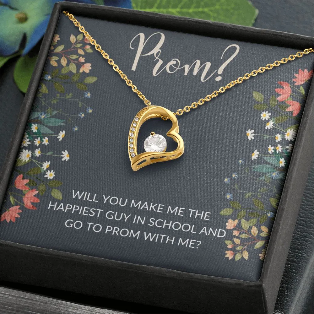Prom Proposal Gift | Love Forever Necklace