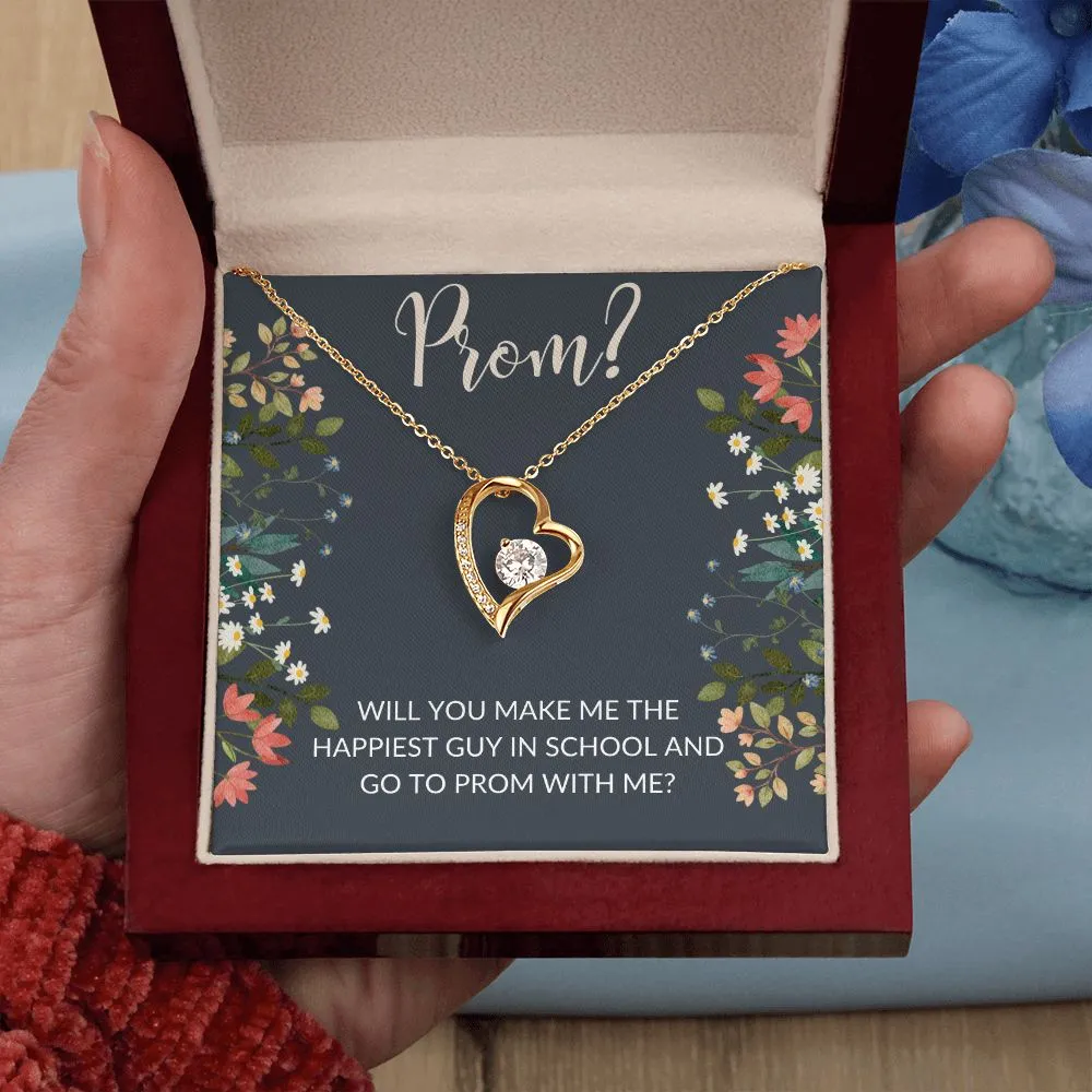 Prom Proposal Gift | Love Forever Necklace