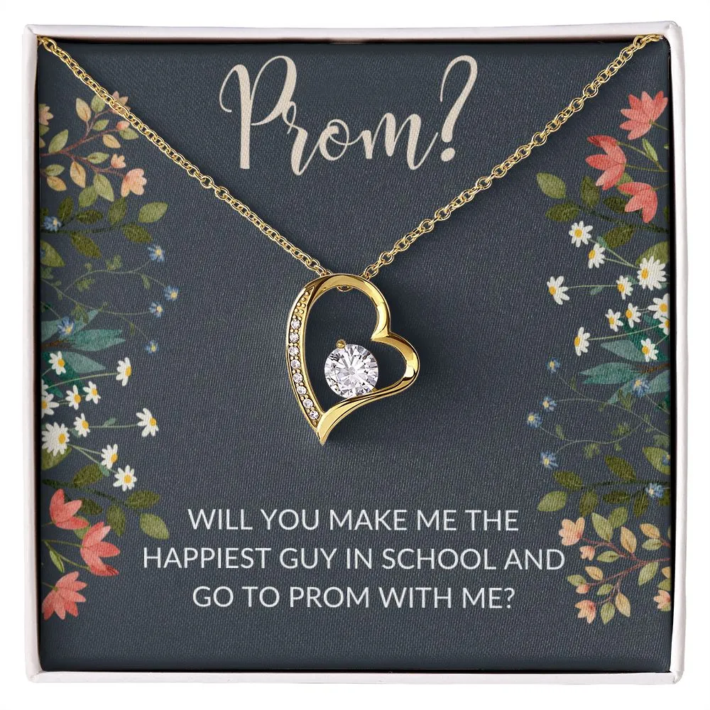 Prom Proposal Gift | Love Forever Necklace