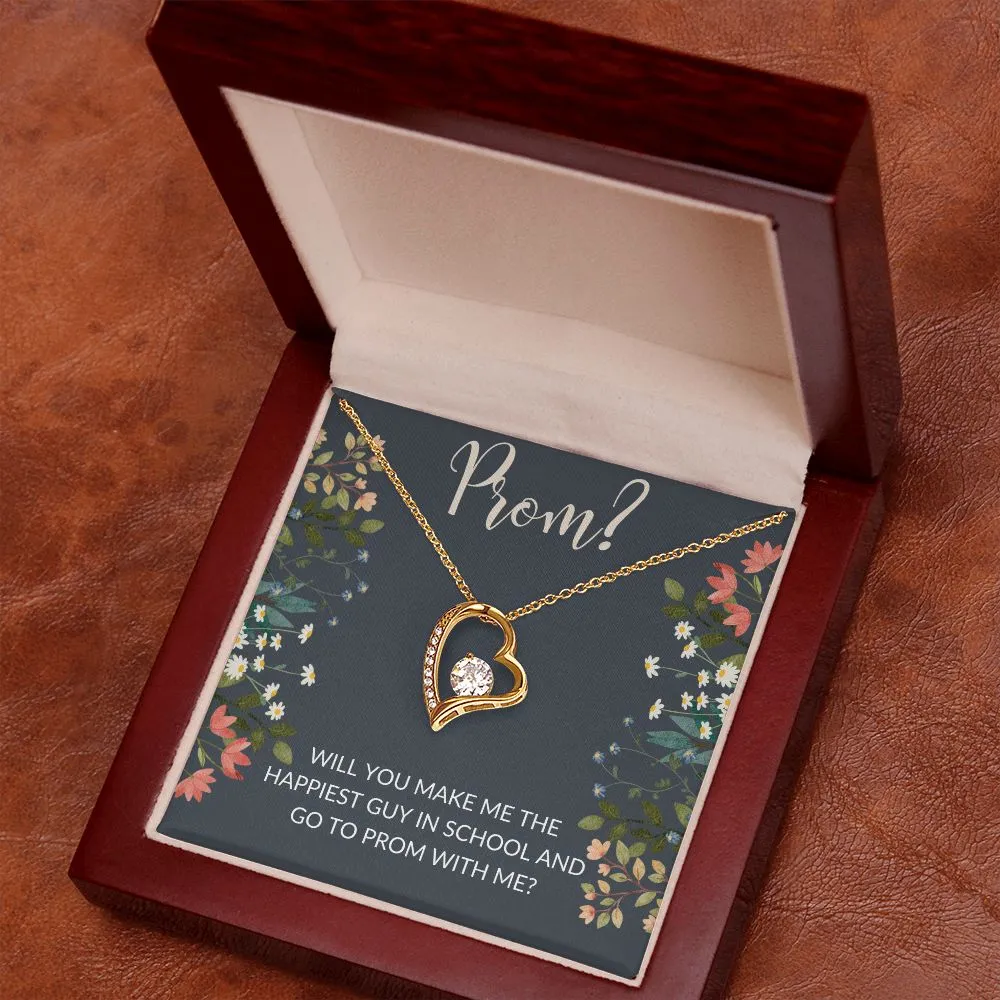 Prom Proposal Gift | Love Forever Necklace