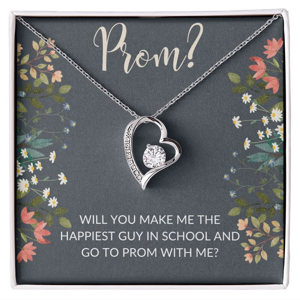 Prom Proposal Gift | Love Forever Necklace