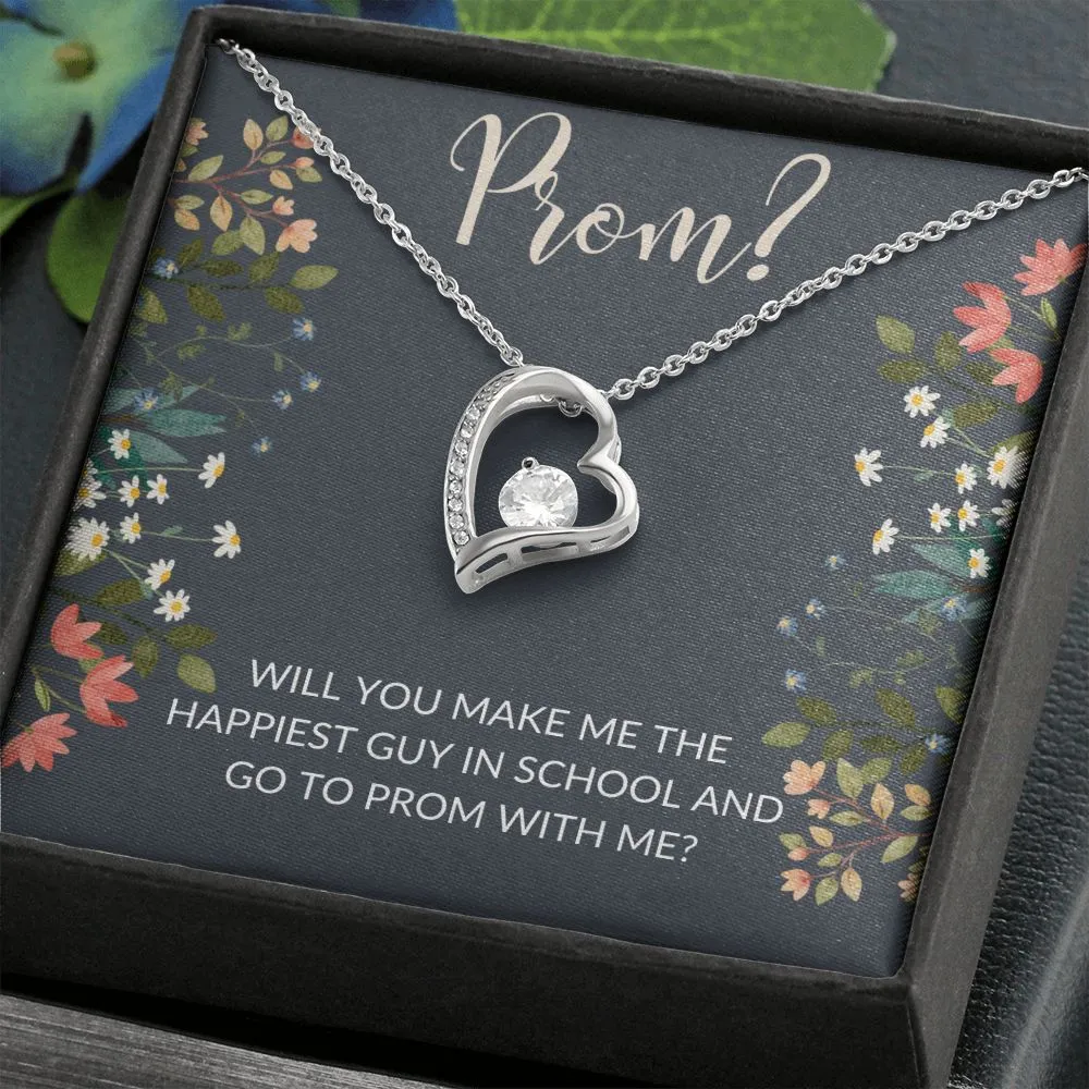 Prom Proposal Gift | Love Forever Necklace