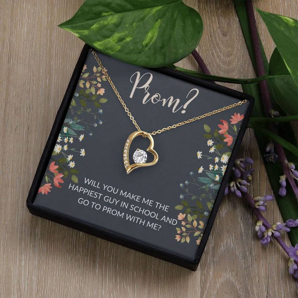 Prom Proposal Gift | Love Forever Necklace