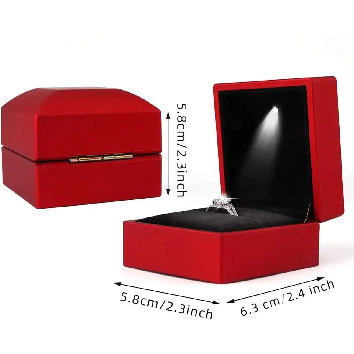 Proposal Ring Box with LED Light for Engagements