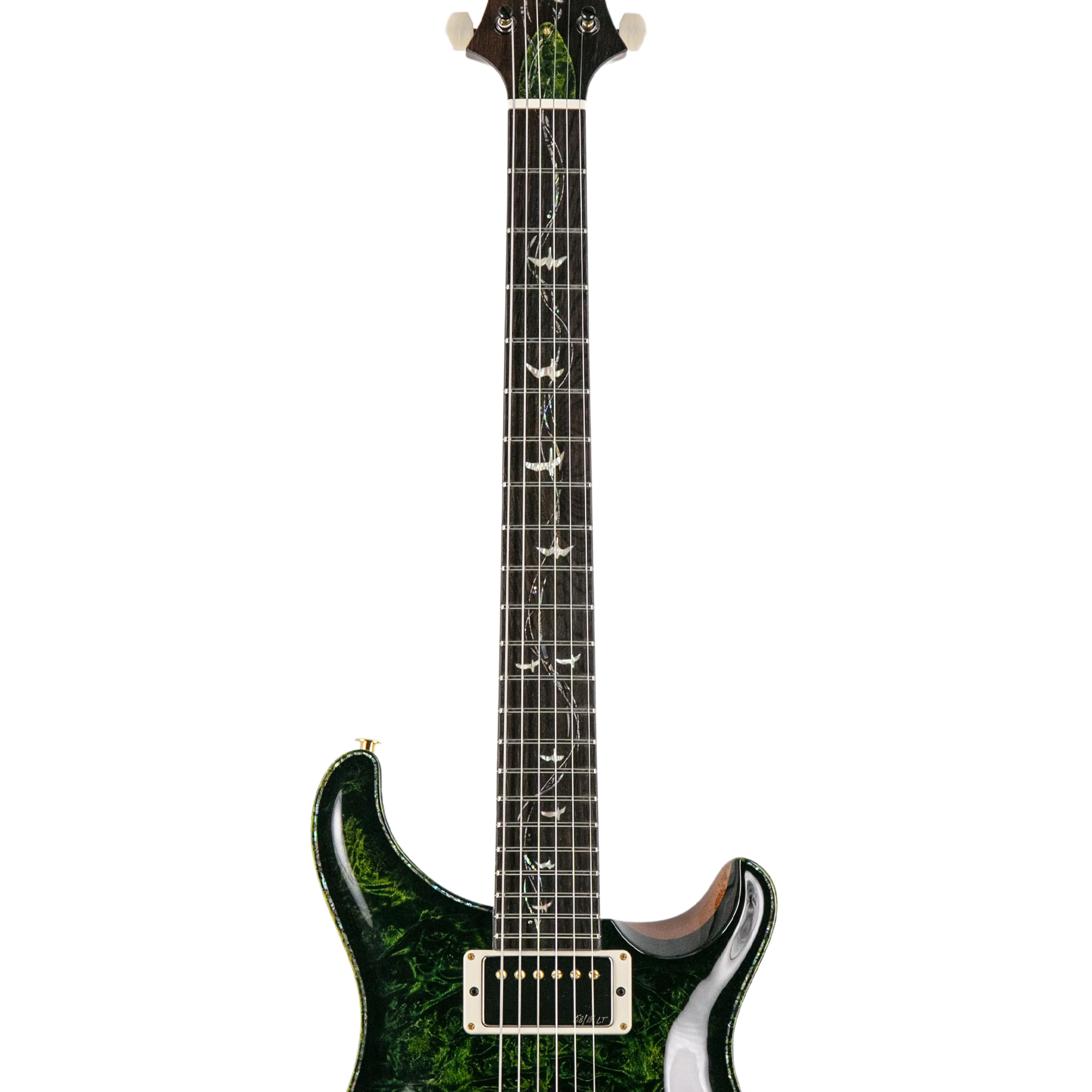 PRS Private Stock 10835 Semi Hollow Piezo Electric Guitar, Rainforest