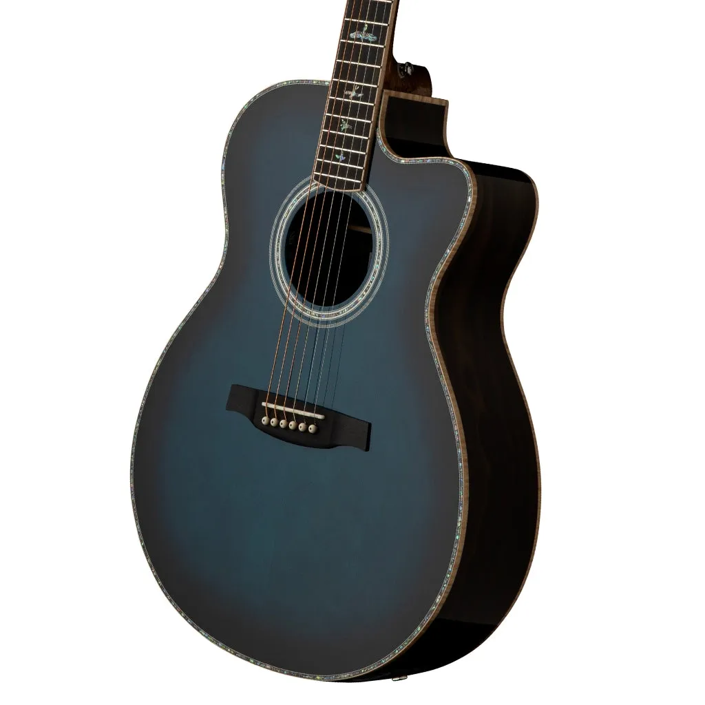 PRS SE A60E Acoustic Electric W Case - Cobalt Blue Burst