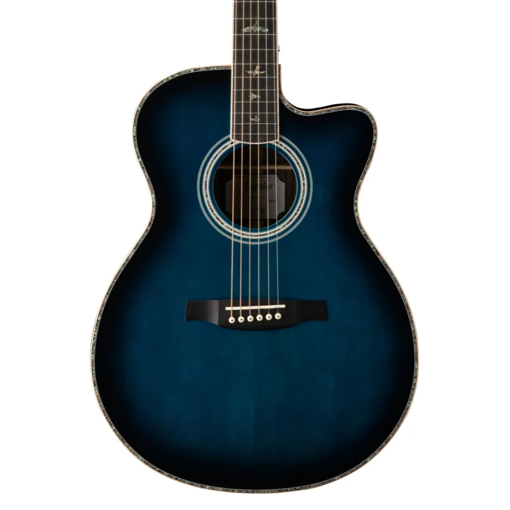 PRS SE A60E Acoustic Electric W Case - Cobalt Blue Burst