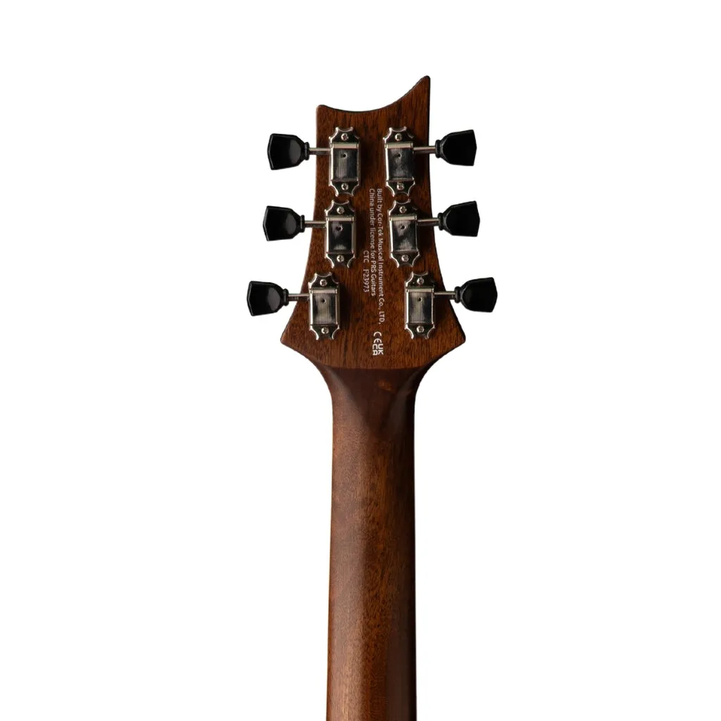 PRS SE P20E Acoustic Guitar - Fire Red Burst (Gloss Top, Satin Back)