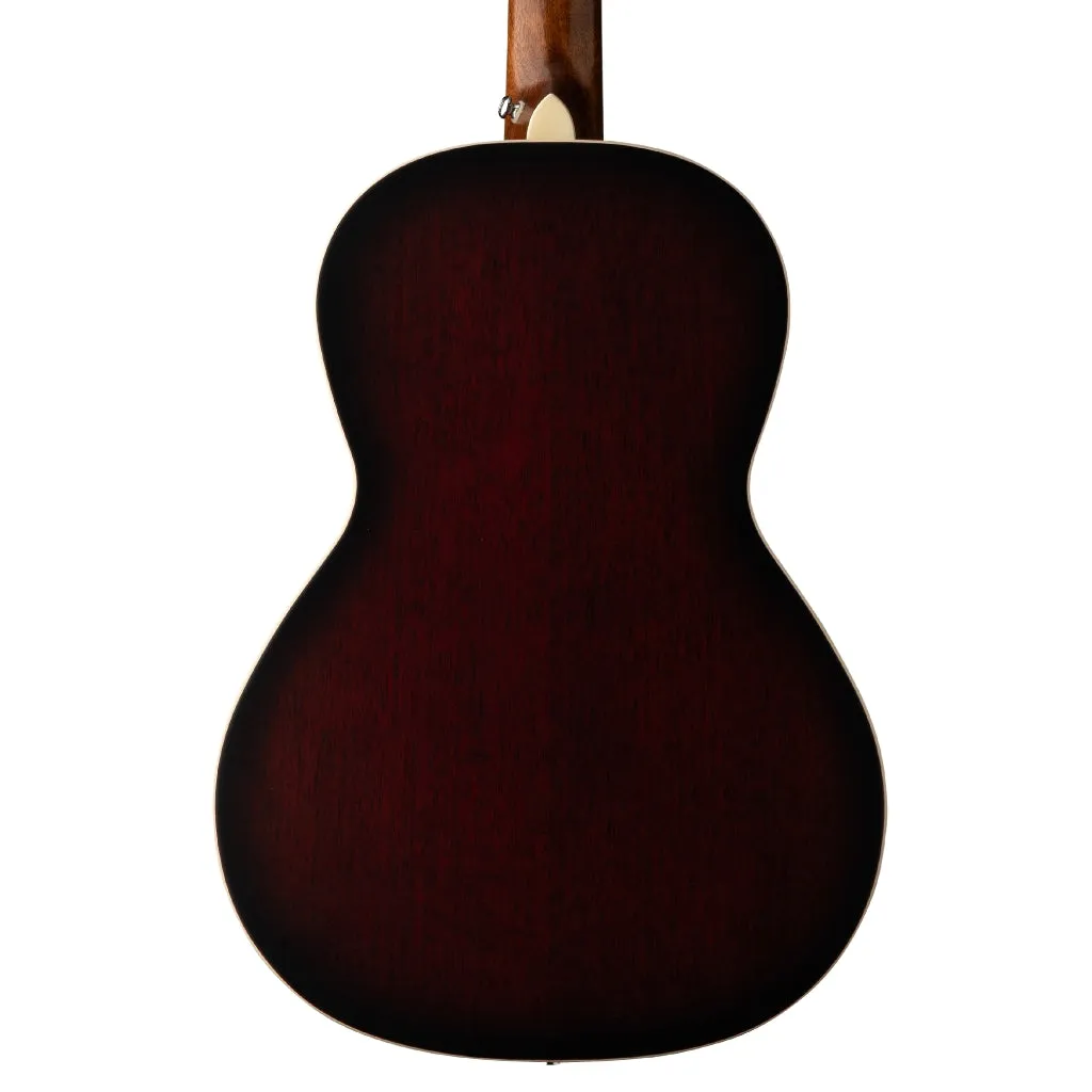PRS SE P20E Acoustic Guitar - Fire Red Burst (Gloss Top, Satin Back)