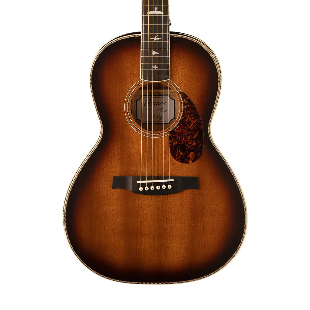 PRS SE Parlor P20 Acoustic Guitar w/Bag, Tobacco Sunburst