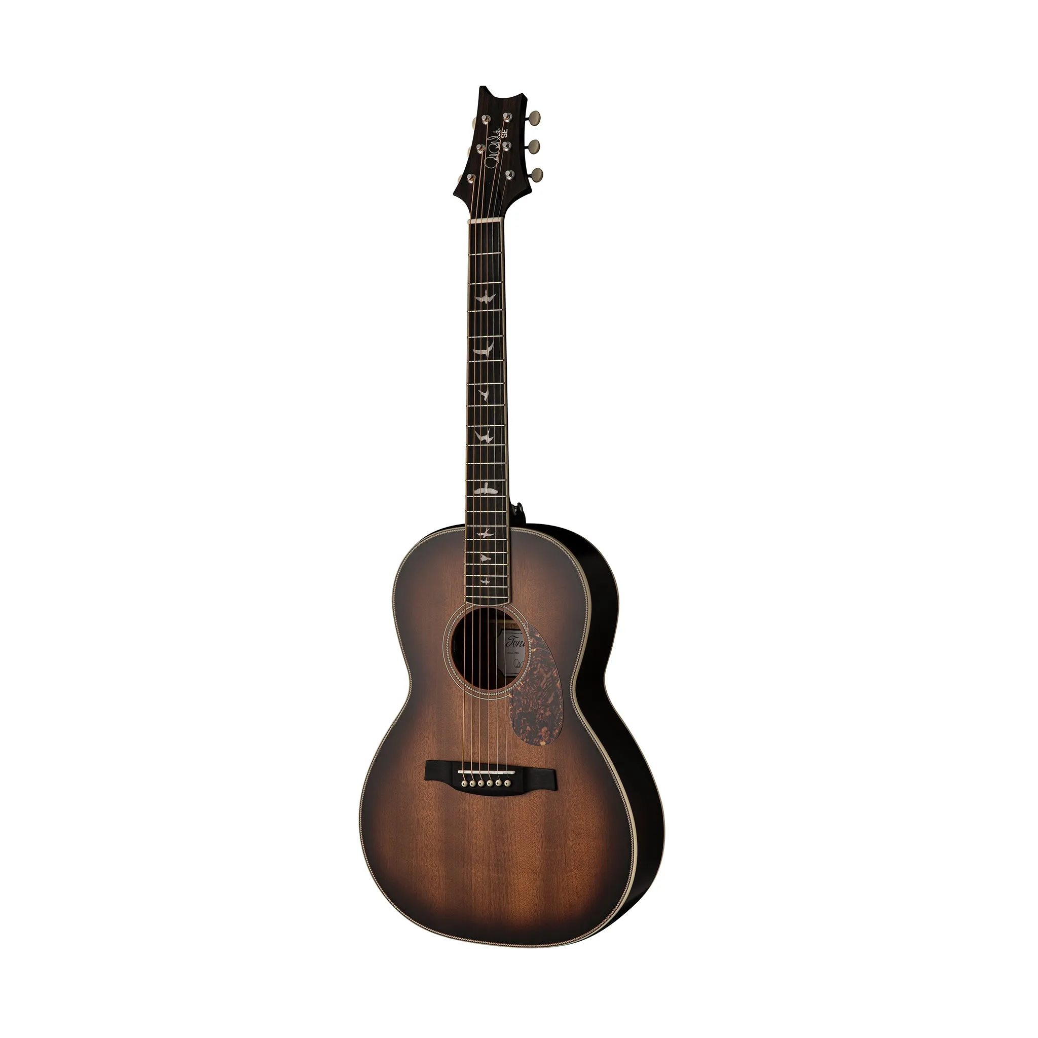 PRS SE Parlor P20 Acoustic Guitar w/Bag, Tobacco Sunburst