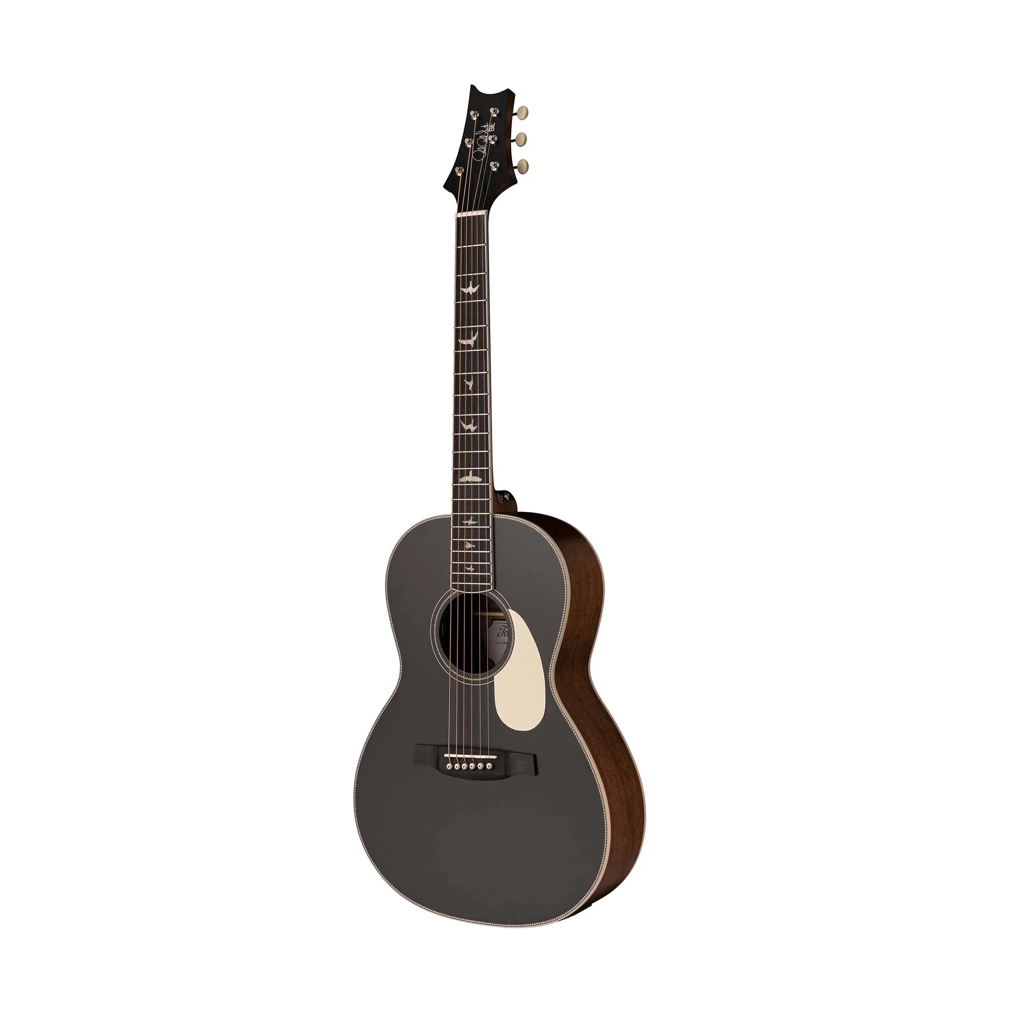 PRS SE Parlor P20E Acoustic Guitar w/Bag, Black Satin Top