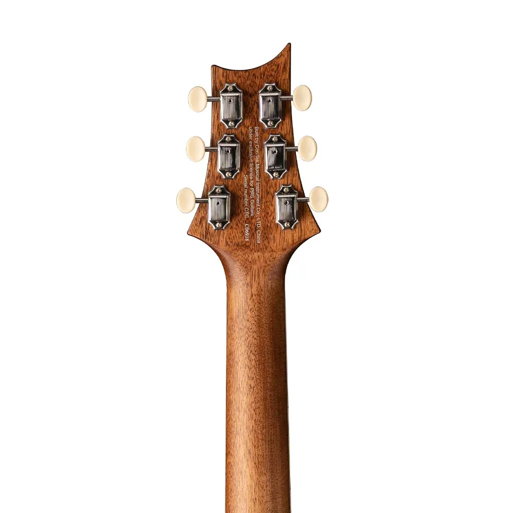 PRS SE Parlor P20E Acoustic Guitar w/Bag, Black Satin Top