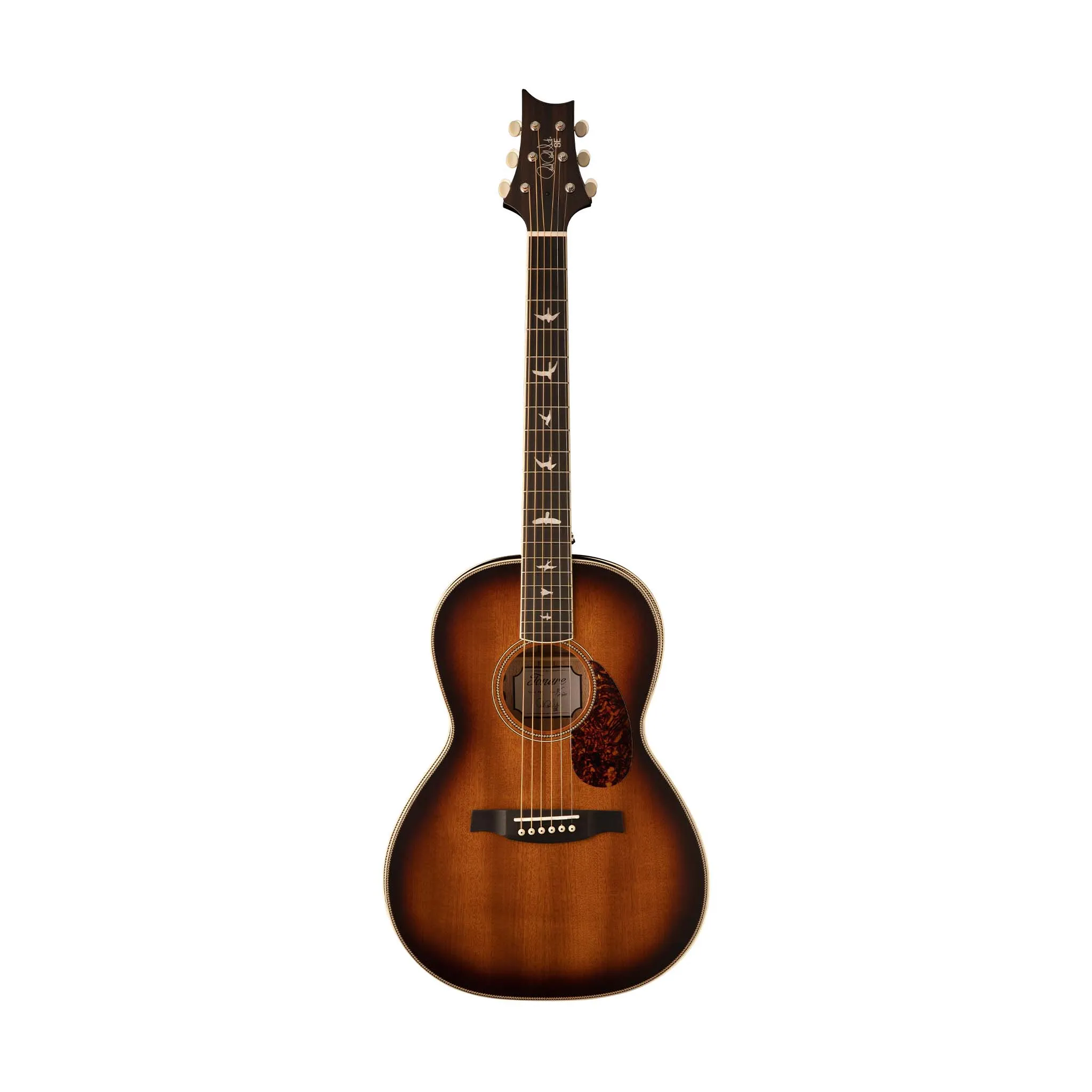PRS SE Parlor P20E Acoustic Guitar w/Bag, Tobacco Sunburst