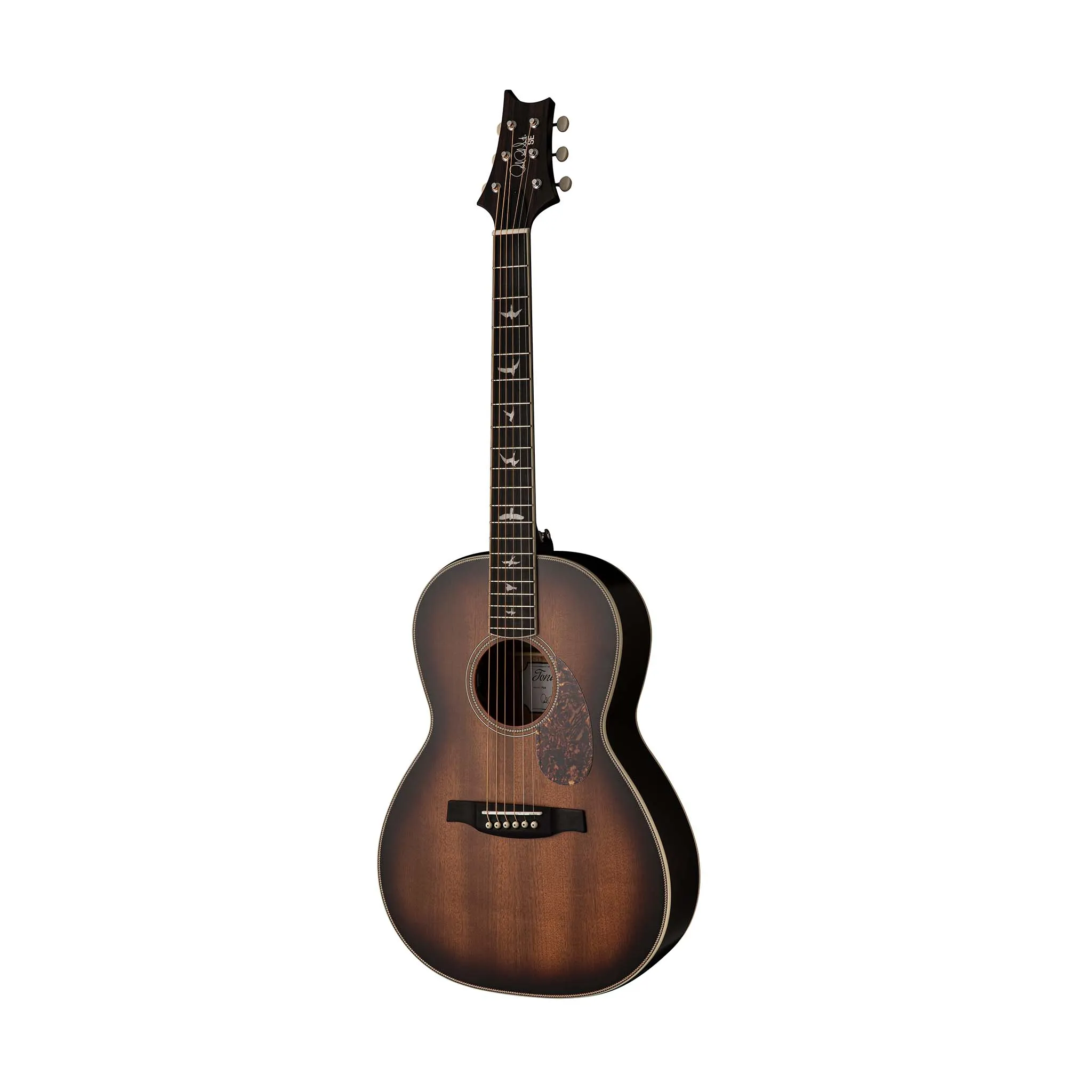 PRS SE Parlor P20E Acoustic Guitar w/Bag, Tobacco Sunburst