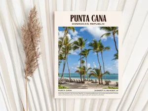 Punta Cana Vintage Wall Art, Dominican Republic