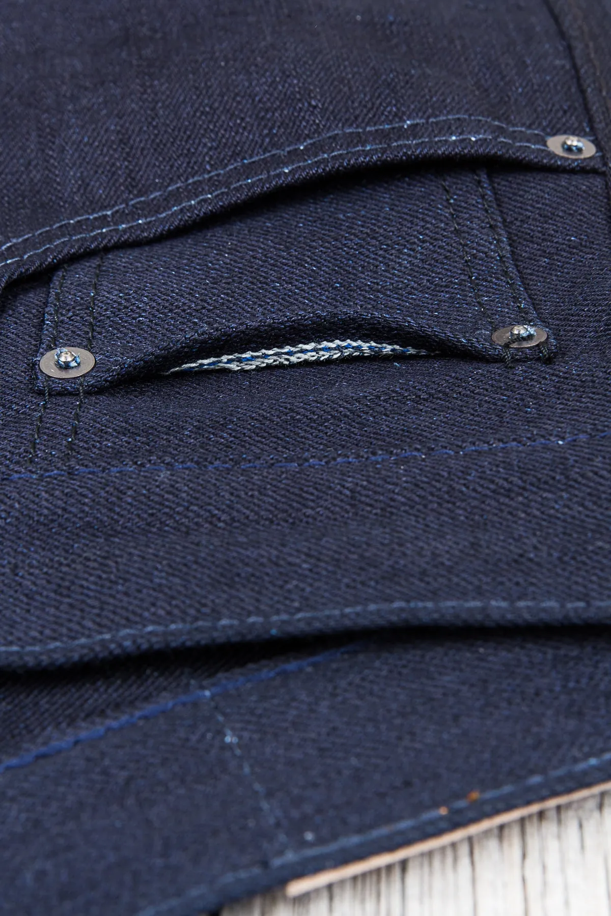Pure Blue Japan XX-019-WID 14oz Relaxed Tapered Raw Deep Indigo Jeans