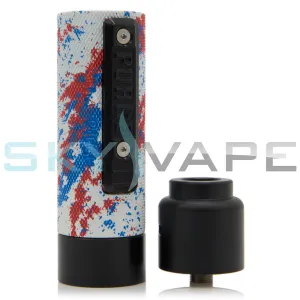 Purge Mods Red White & Blue Knurled Slim Piece Mod