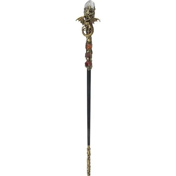 Quartz Crystal Wand Dragon