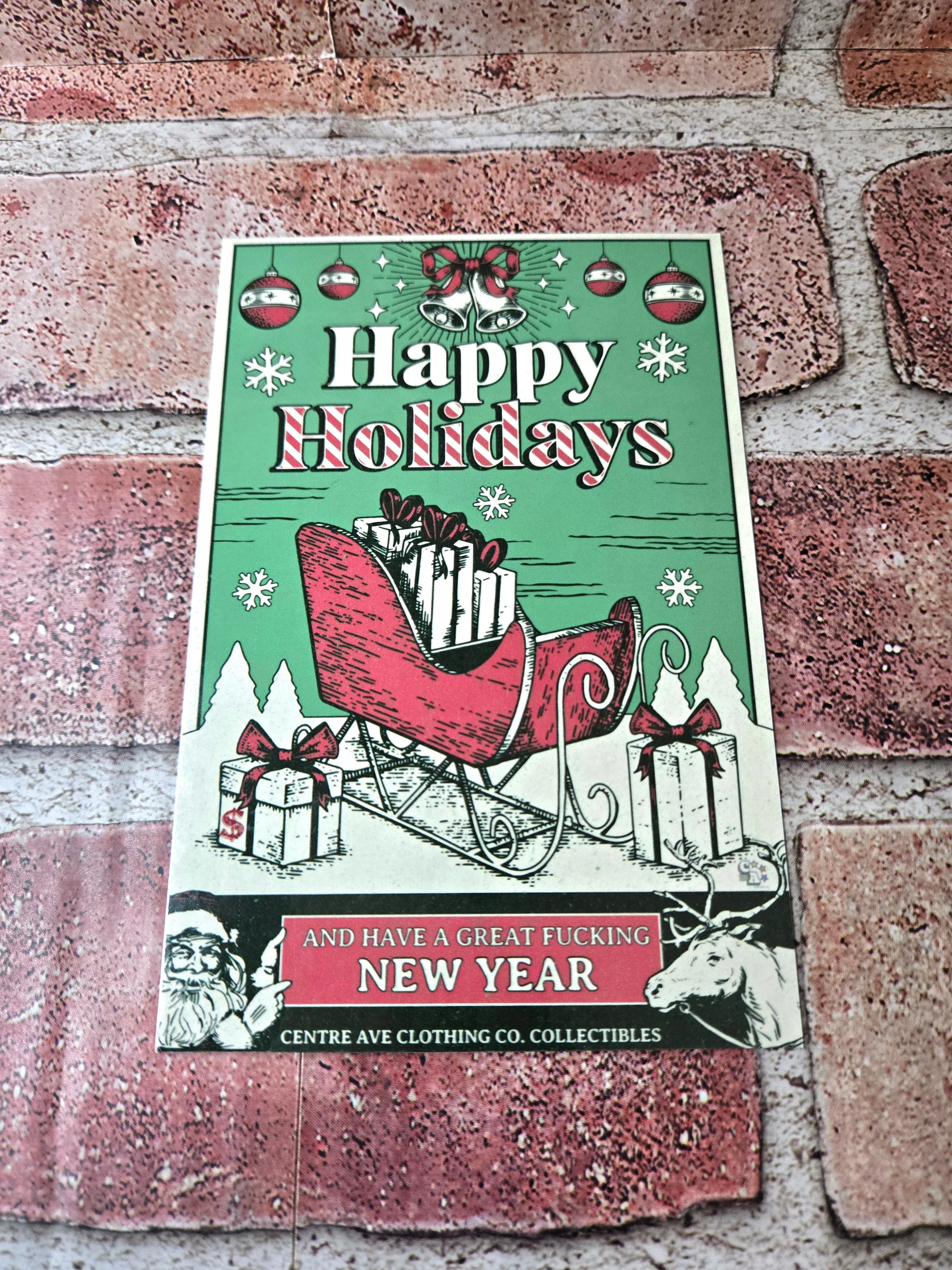 "Happy Holidays" Collectible Greeting Card