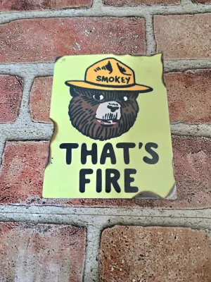 "That's Fire" Smokey Bear Collectible Postcards