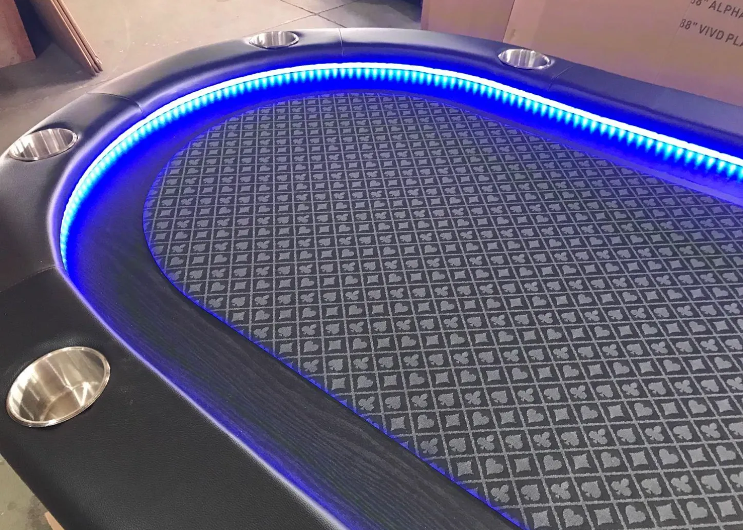 "Vivid LED 88" Poker Table