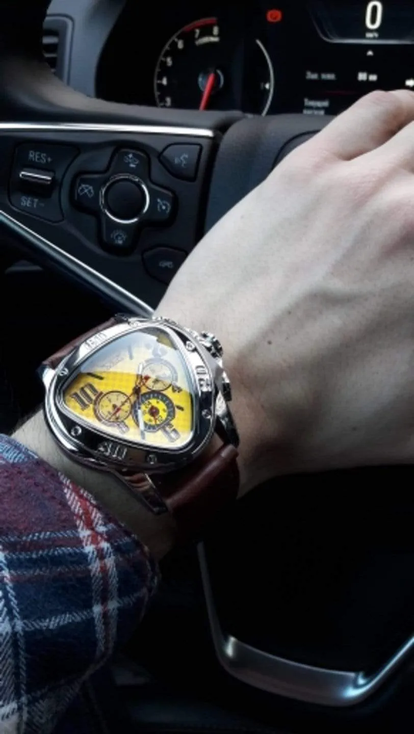 Racer - Sport Triangular Design Luxury Watch