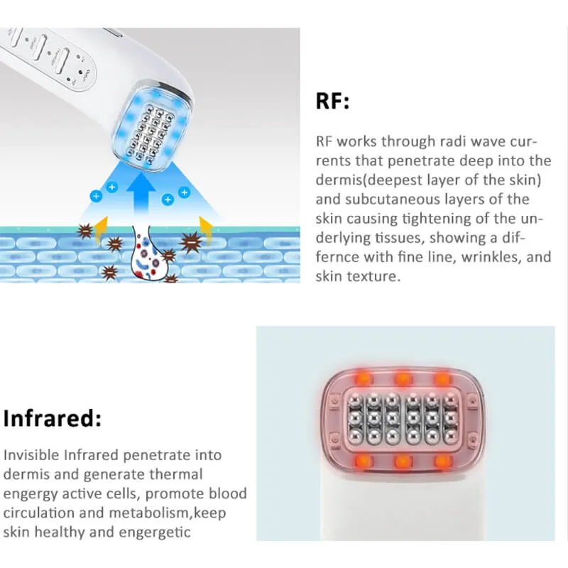 Radio Frequency Infrared Dot Matrix Lifting Facial Lifting Machine Anti Aging