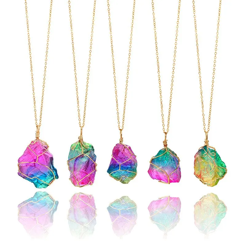 Rainbow Aura Pendant