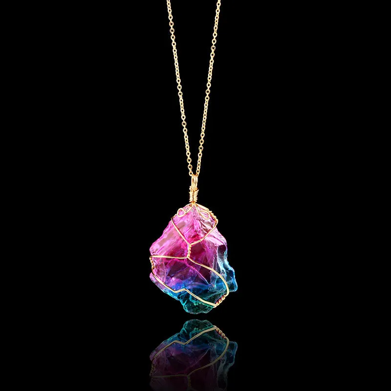 Rainbow Aura Pendant