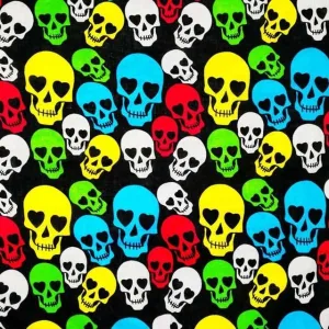 Rainbow Skull Bandana