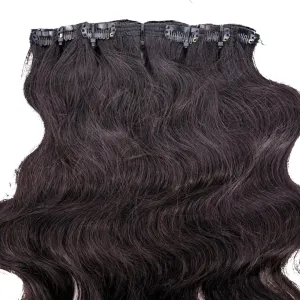 Raw Indian Wavy  Clip-in Extensions