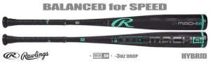 Rawlings Mach Ai  2025 -3 (2 5/8" Barrel) Bbcor Baseball Bat RBB5MC3