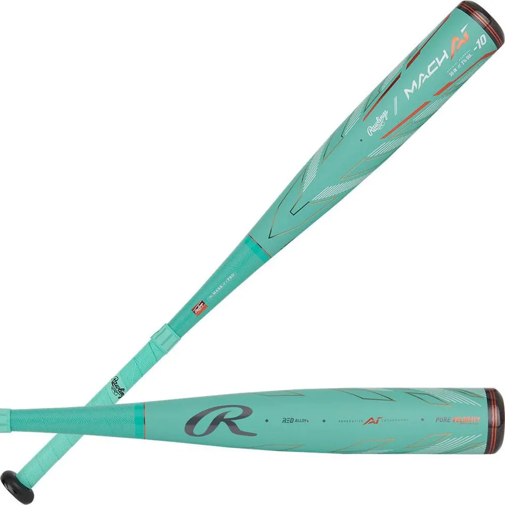 Rawlings RUT4MC10 MACH AI 23/4" -10 Baseball Bat