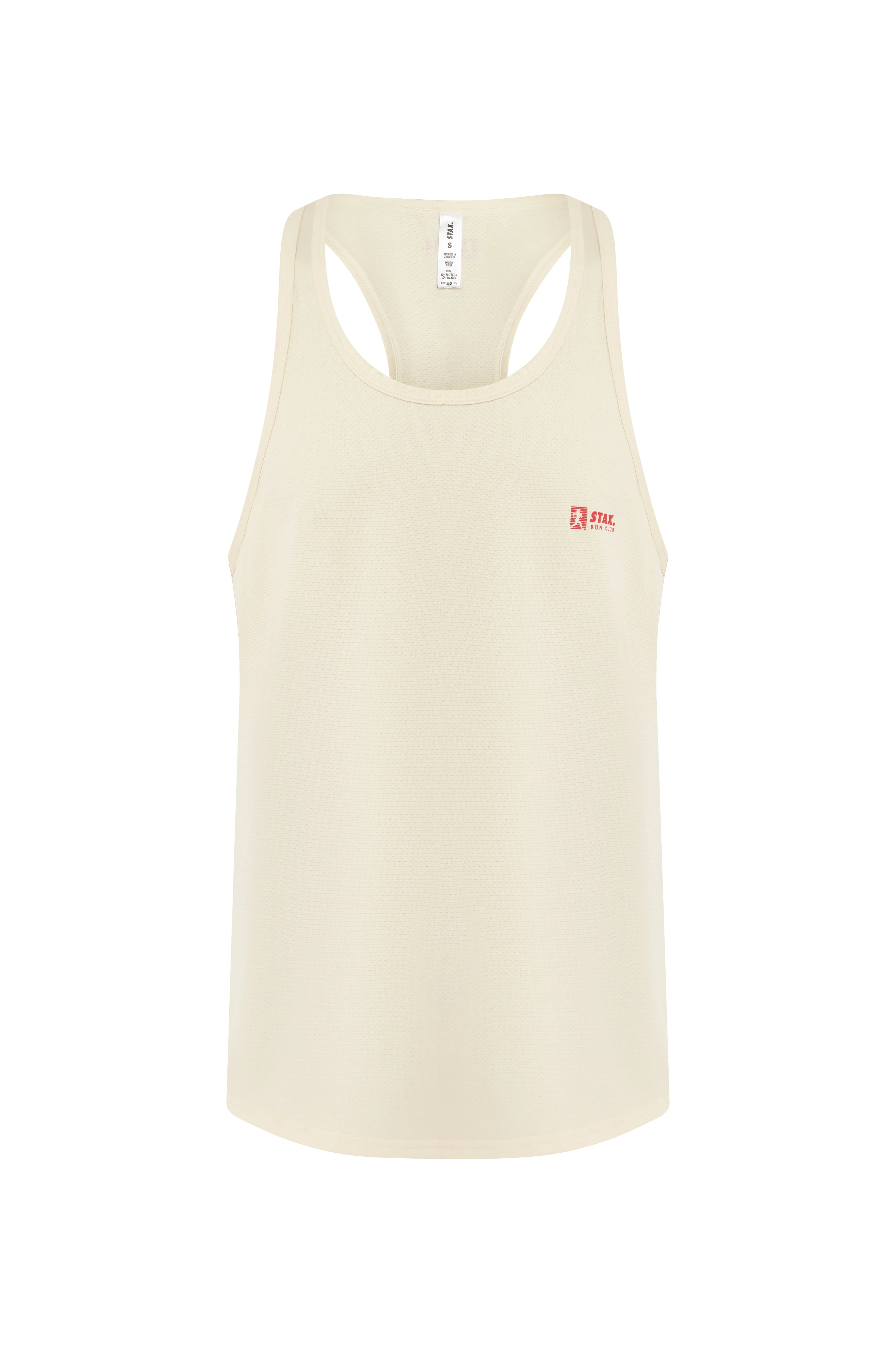RC3 Mens Sport Singlet - Cream